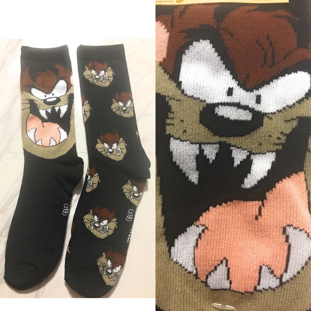 Taz Looney Tunes 2pk Socks